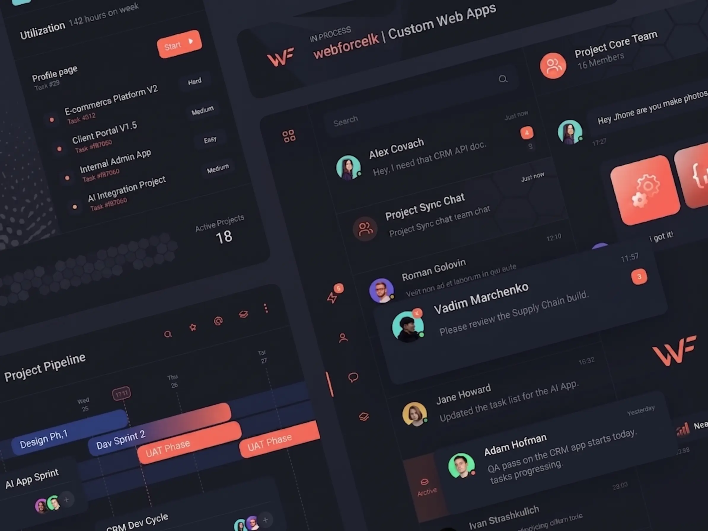 Custom web app
